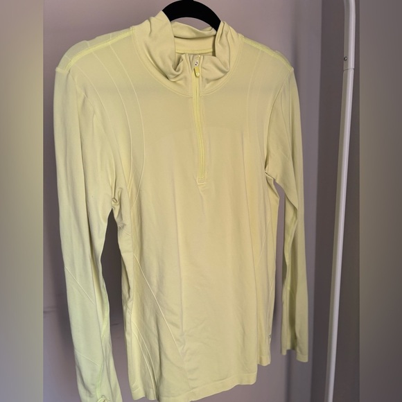 Gap Fit Size L Quarter Zip Lime Green - Picture 1 of 3